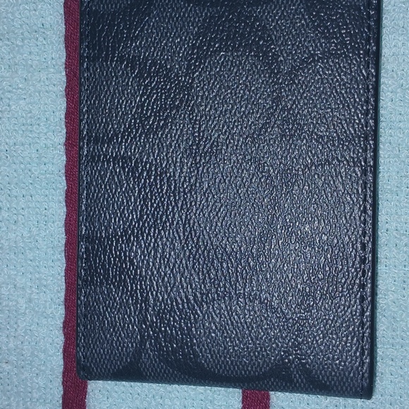 Coach Wolf Wallet Leather Keychain Set - Picture 4 of 13